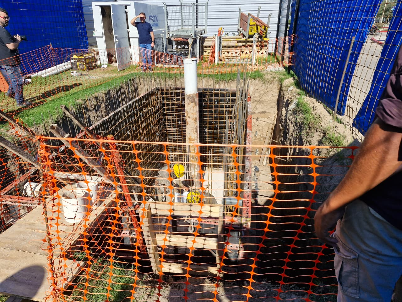 Nueva captación de agua en Villa María