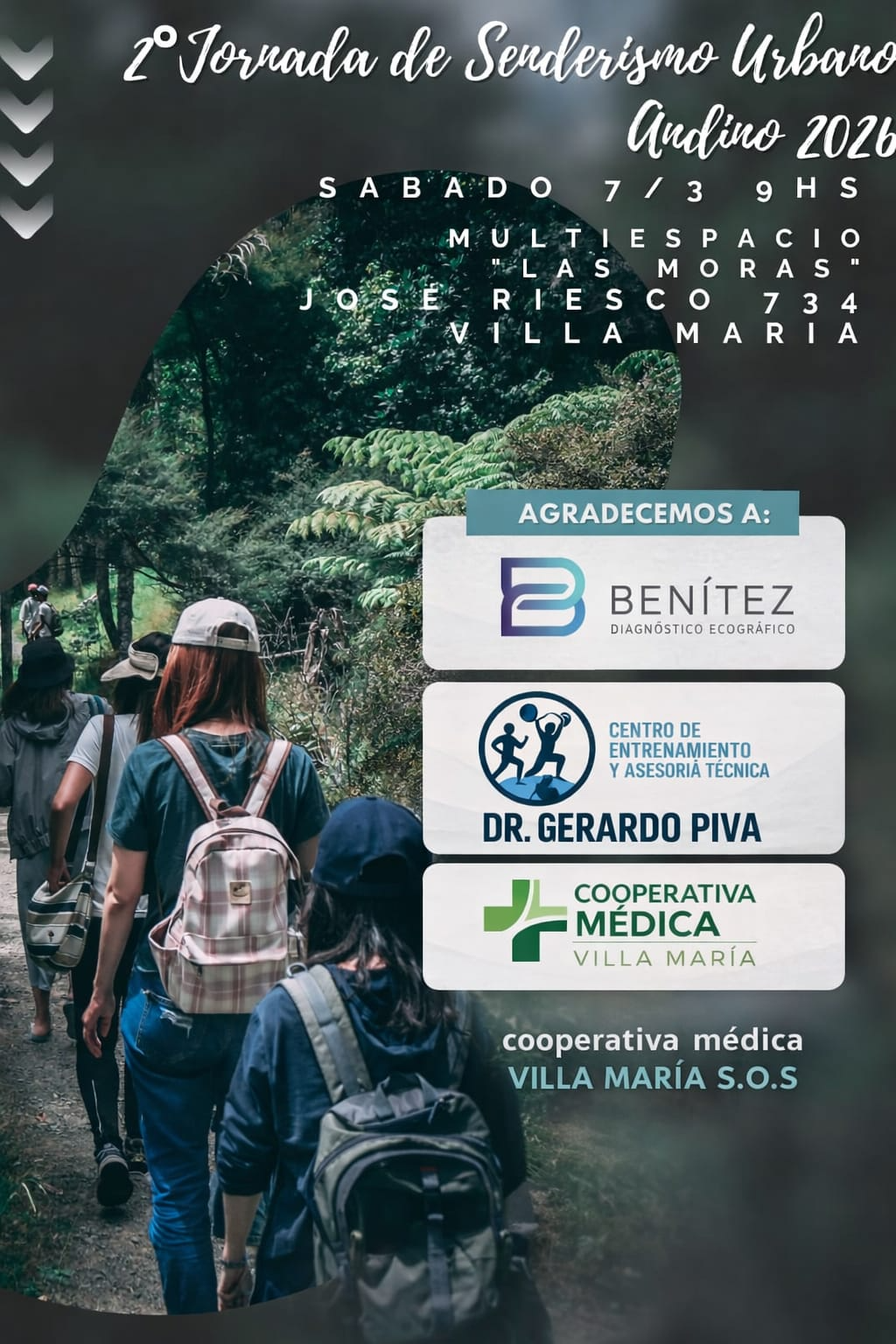 2° edición del senderismo urbano: una jornada para caminar y promover la vida saludable