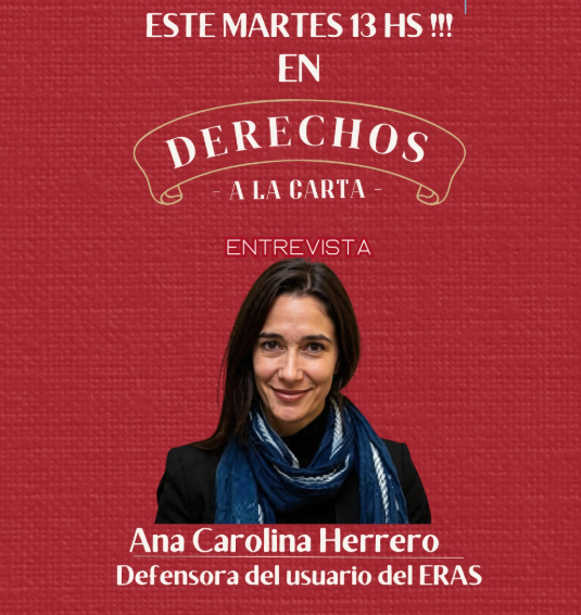 Ana Carolina Herrero: rol del ERAS, la tarifa social  y el caso social frente a deudas impagables