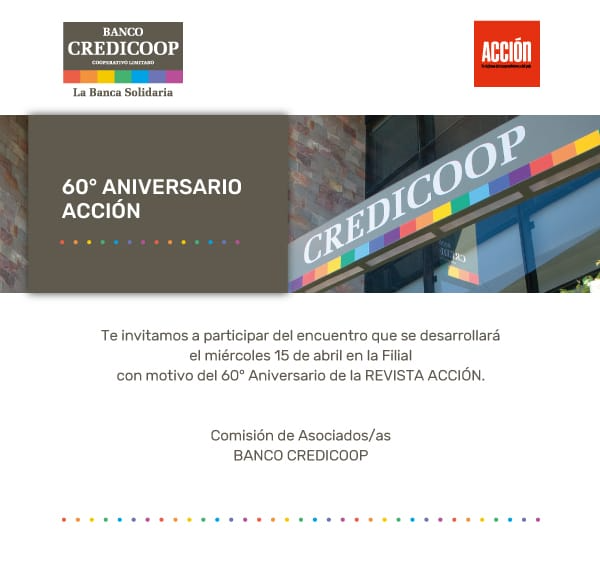 Acción cumple 60 años y reafirma su lugar en la historia cultural del cooperativismo