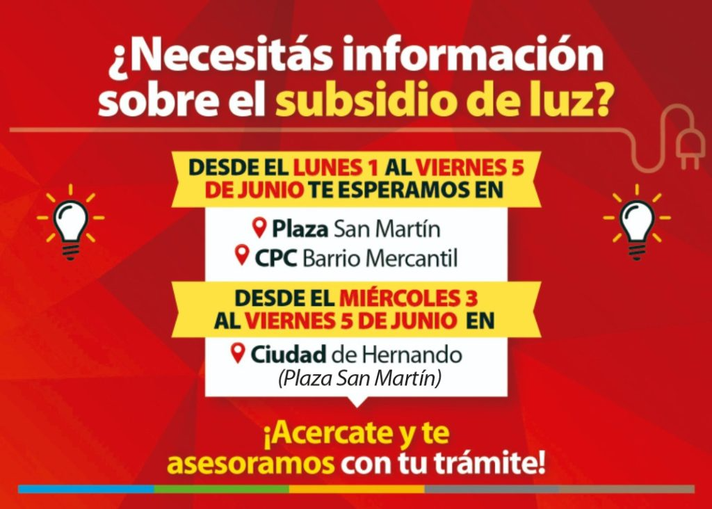 ERSeP acerca los subsidios energéticos a los barrios y al interior provincial