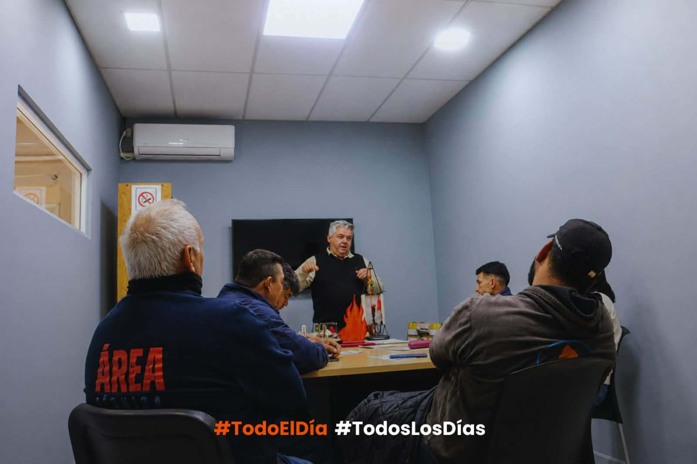 Gas de Monte Maíz fortaleció la capacitación de su personal en seguridad y prevención