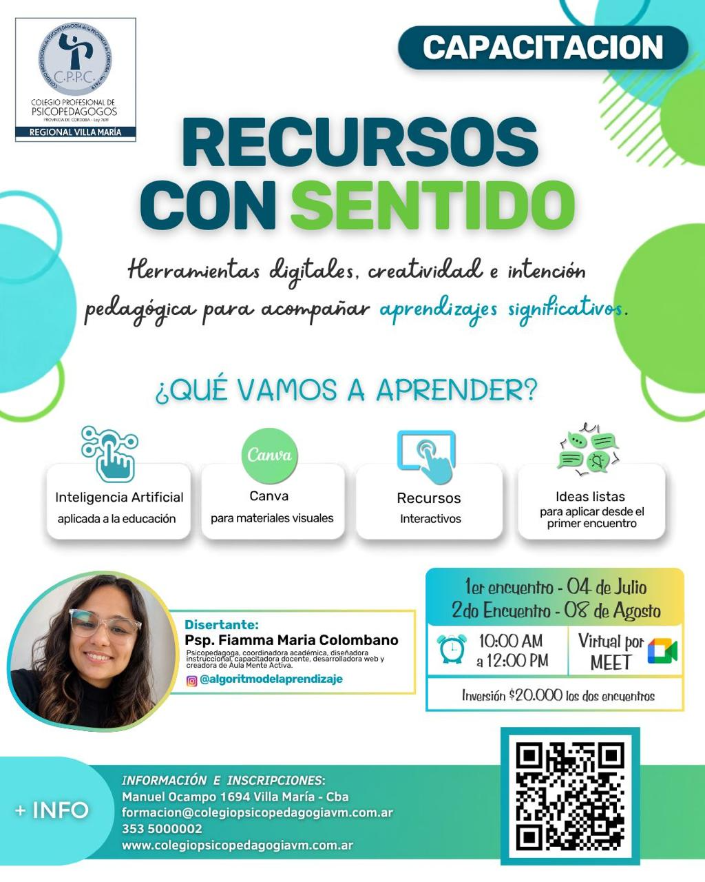Docentes y psicopedagogos podrán capacitarse en IA y recursos digitales