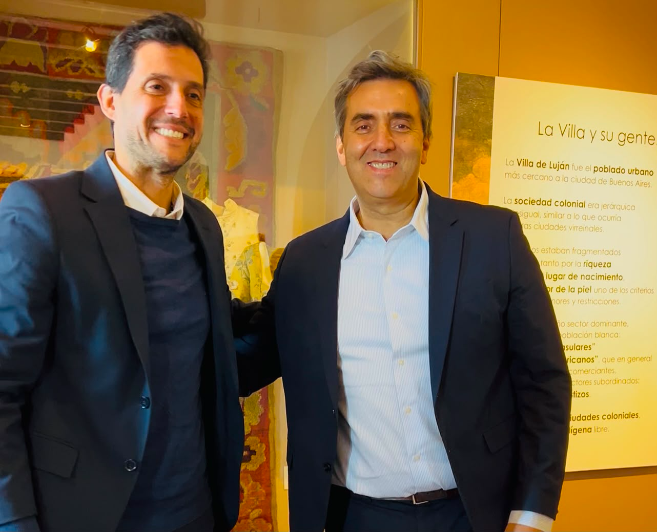 Villa Nueva y Luján sellaron un hermanamiento atravesado por la historia, la fe y la cooperación