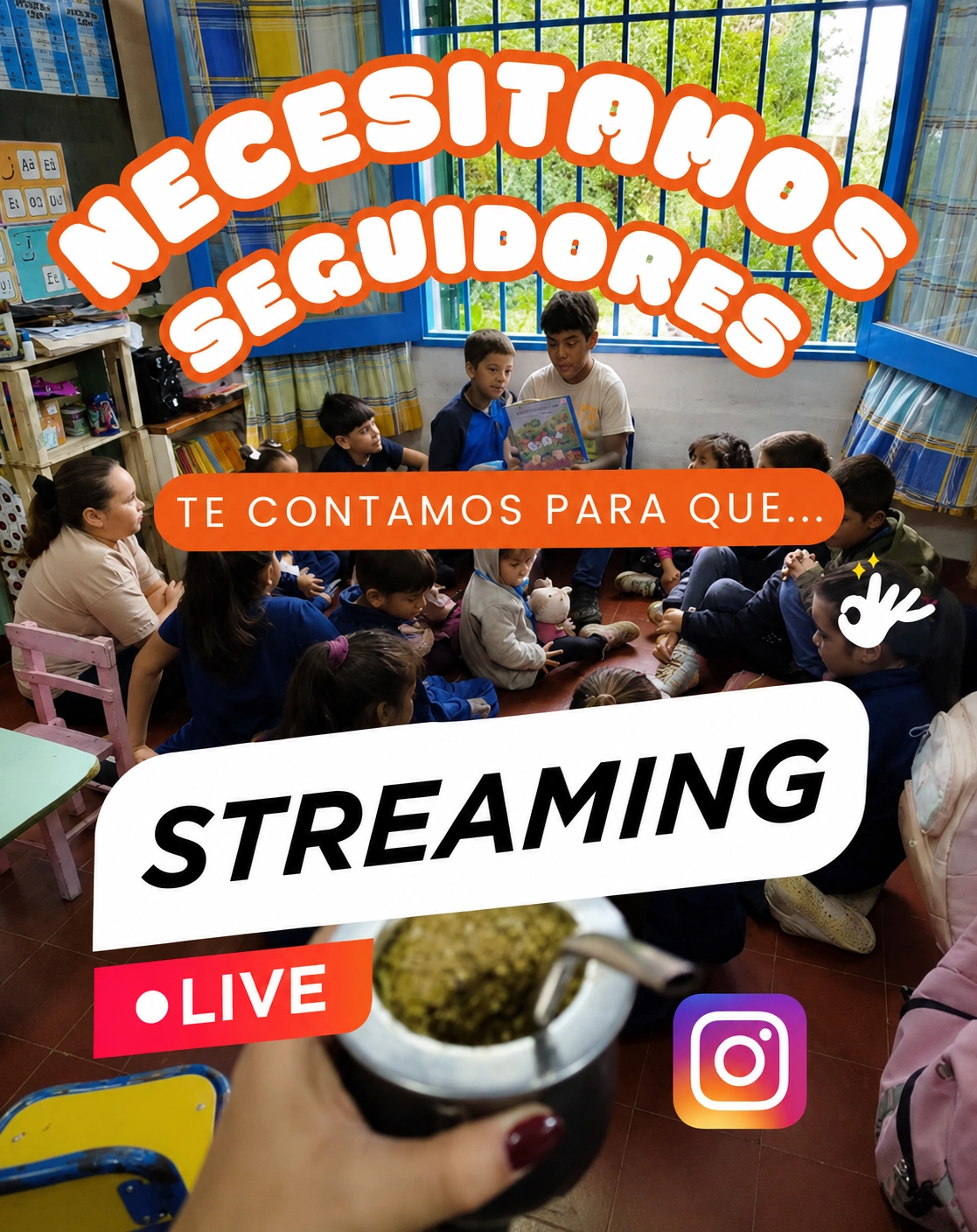 Ayudemos a que se escuchen: una escuela rural busca llegar a 1.000 seguidores