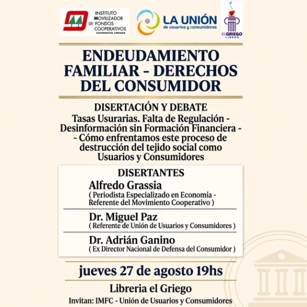 Tasas, deudas y derechos: una jornada para organizarse