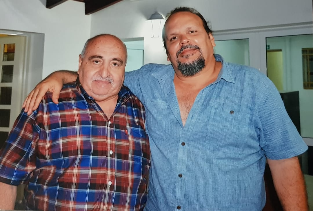 Junto al hijo del Che con su esposa venezolana nos visitó el Centro de Empleado de Comercio de Villa María
